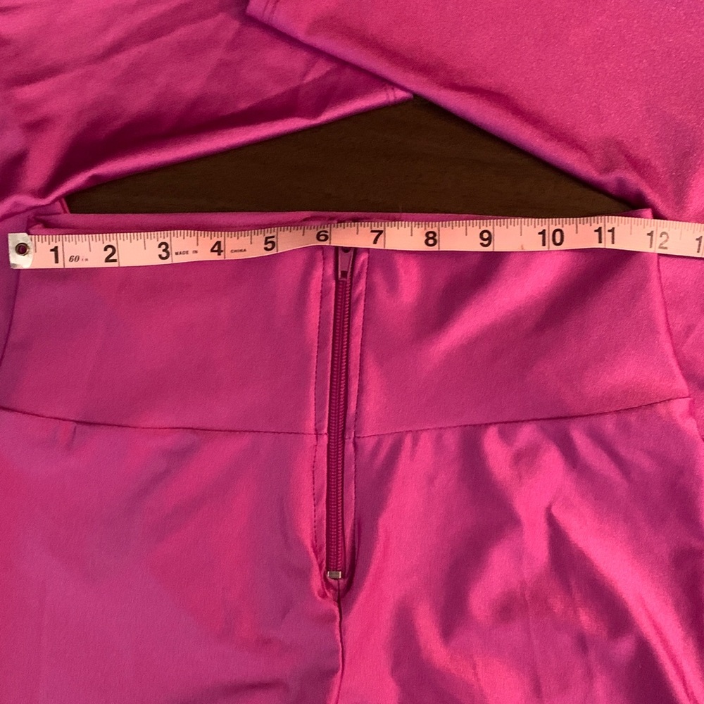 Pink Zippered Leggings